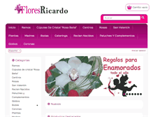 Tablet Screenshot of floresricardo.com